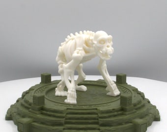 Articulated Skelly Chimpanzee Fidget Toy – 3D Printed Desk Companion, Sensory Play Tool