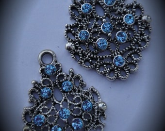 Genuine Silver Plated Swarovski Crystal Chandelier Earrings