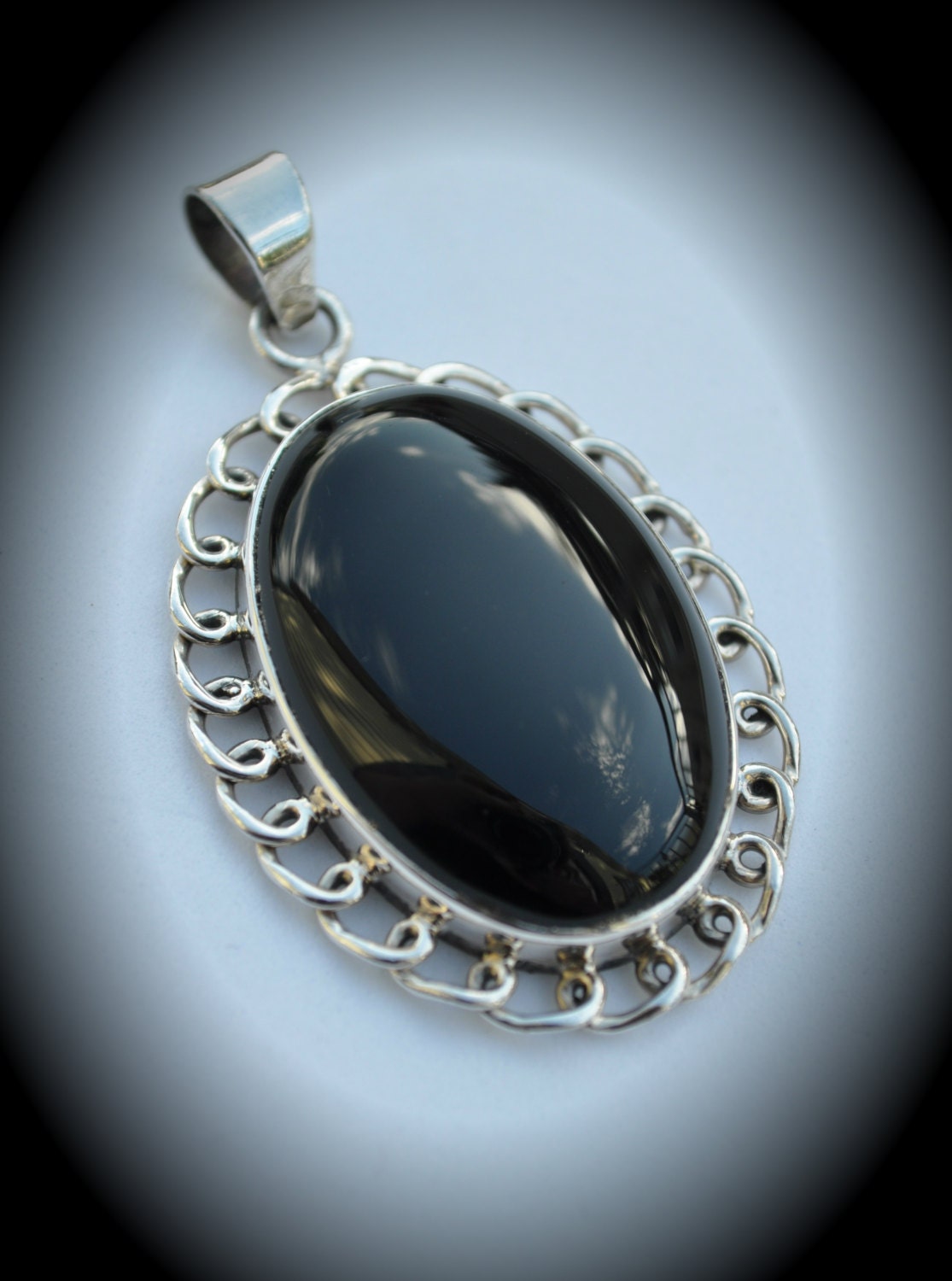 EXCLUSIVE and Large Sterling Silver Pinch Bail for Pendant