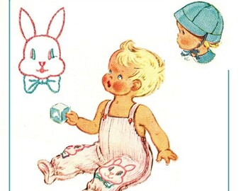 Vintage década de 1950 patrón de costura del niño/'S delicada Volantes Enaguas Talla 3 B 22/"