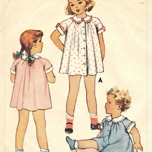 Mccall 5556 Photocopy of Vintage 40s Super Cute Toddler Babies - Etsy