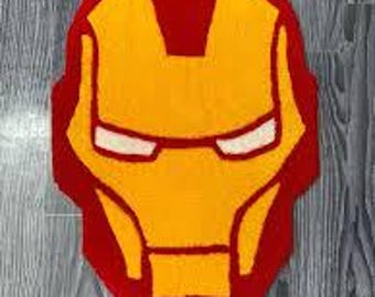 Customied Marvel Iron Man Rug Design