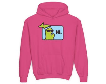MI Says Hi™ Youth Michigan Heavy Blend Hooded Sweatshirt