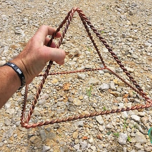 Orgone Vortex Copper Sacred Cubit Tensor Pyramid - Energy - Balance ...