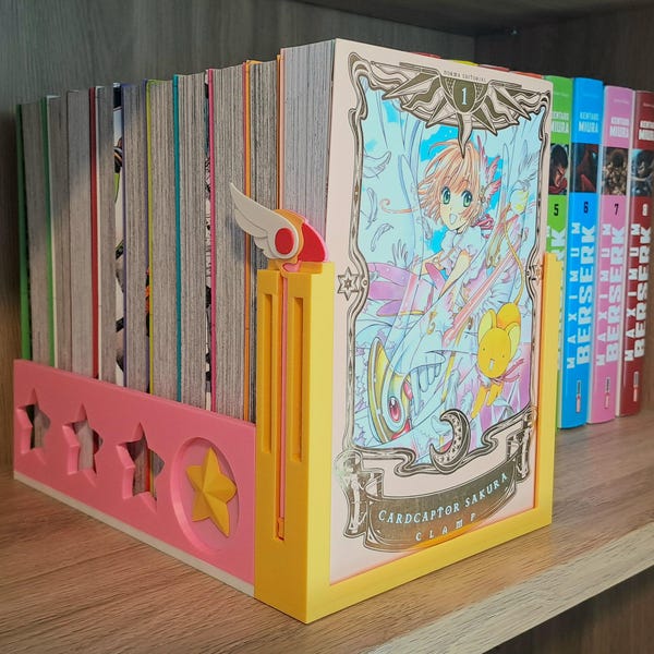 Soporte para exhibir manga: Almacenamiento resistente y apilable para cómics, varios colores.