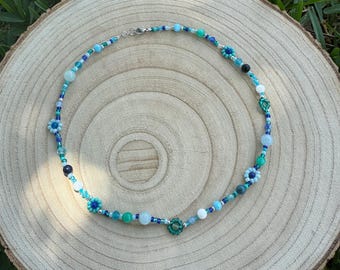 Florida Springs Beaded Necklace V