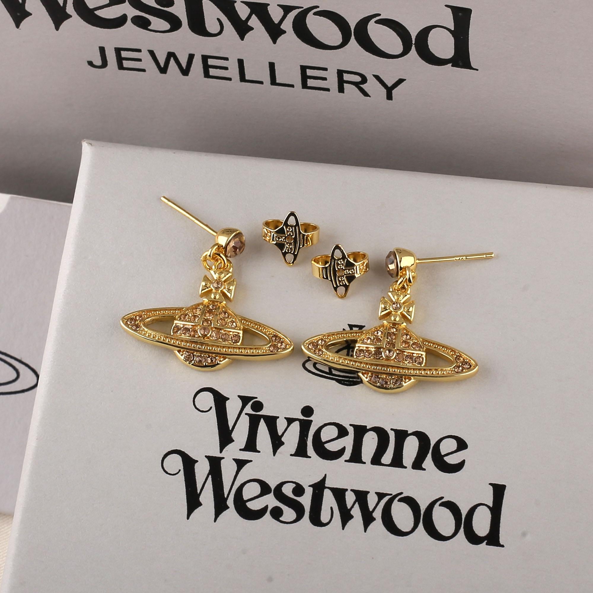 Vivienne Westwood Saturn Earrings - Etsy
