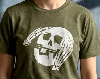 Existential Dread Skull Shirt, Folk Art Skull Tee, Screaming Skeleton T-Shirt, Dark Academia Graphic Shirt, Weirdcore Goth Alt Unisex Tee