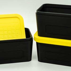 Mini Aufbewahrungskorb mit Deckel | 3D Gedruckter Schreibtisch Organizer | Kleinteilebehälter | Benutzerdefinierte Farben