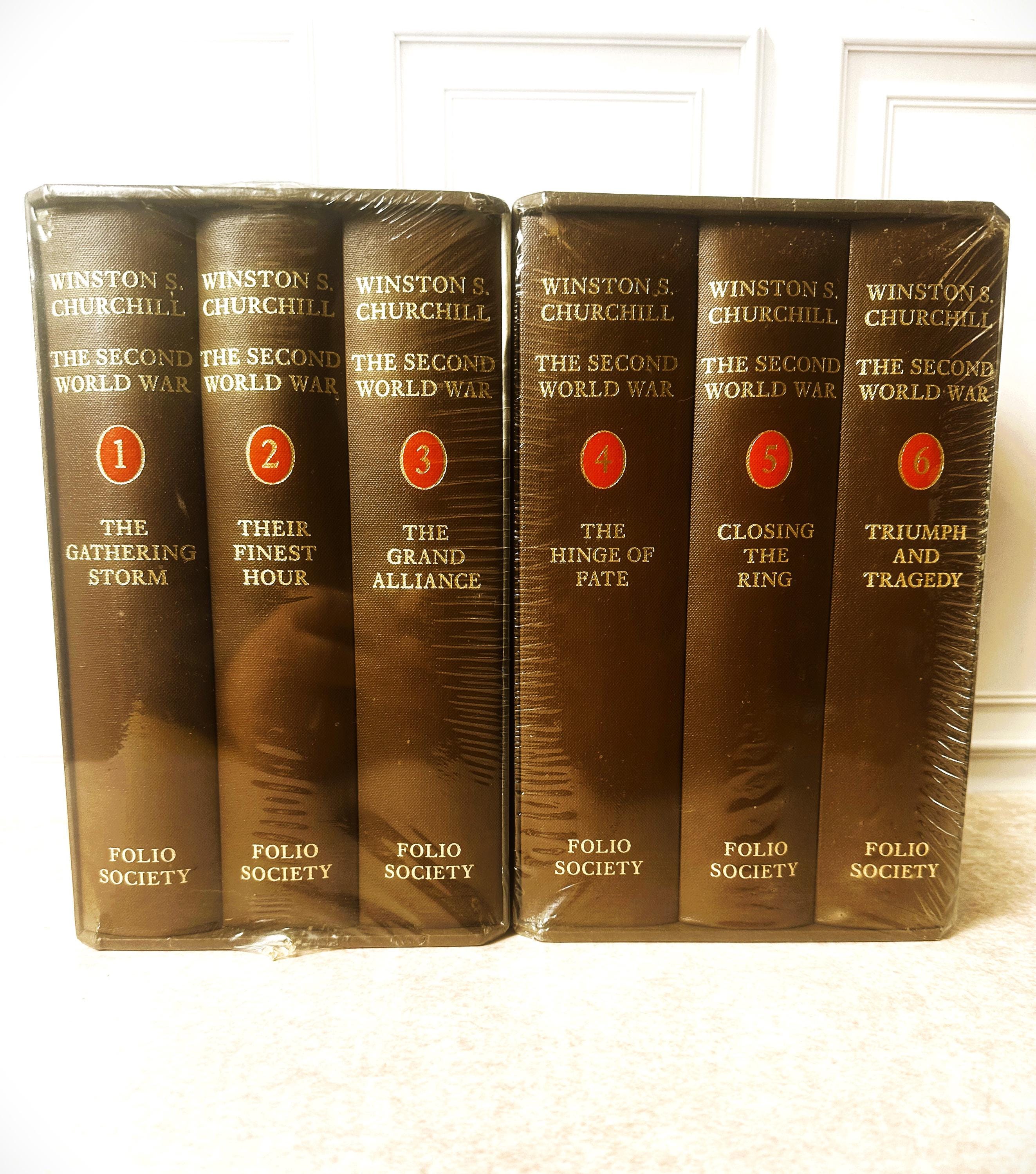 Winston Churchill Book Set - Etsy