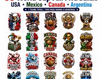 Mexico World Cup 2026 Soccer PNG Bundle, El Tri Trophy Sublimation Design, FIFA Football Tournament Graphics, Digital Download Clipart