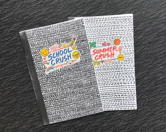 School Crush Summer Crush: a split comic zine about Some Peeps I Liked Before