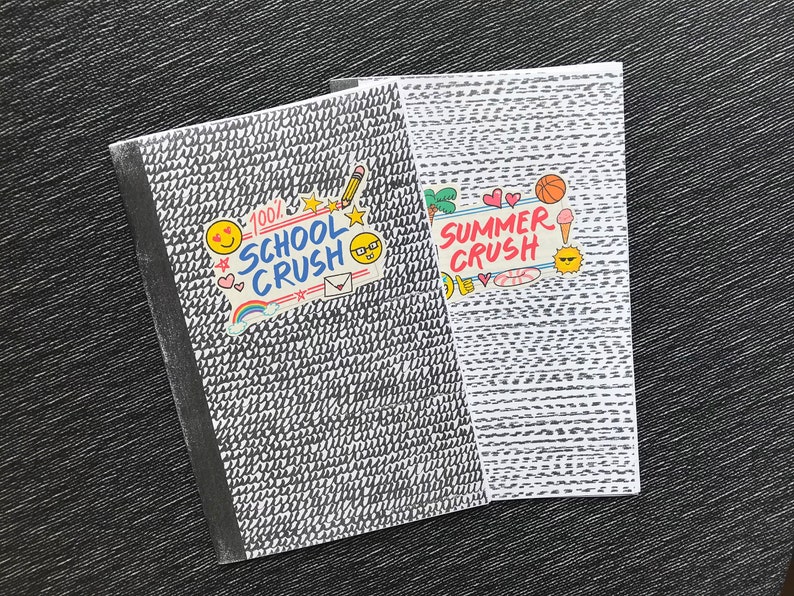 School Crush Summer Crush: a split comic zine about Some Peeps I Liked Before image 1
