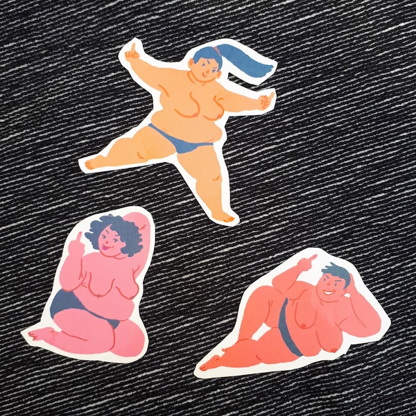 Tiny Fatties Sticker Set