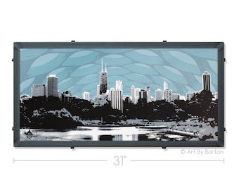 Lincoln Park Zoo Skyline