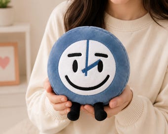Clock BFDI Plush – Battle for Dream Island Inspired Soft TPOT Plush Toy | Cute Collectible Fan Gift 15cm
