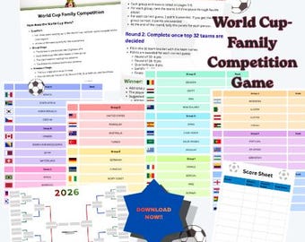 2026 World Cup Cup Klammer-Familie und Freunde Wettbewerb