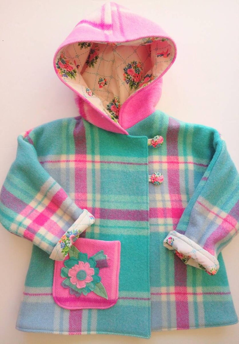 girls turquoise coat