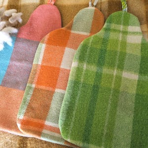 Australian wool Hot water bottle cover brights