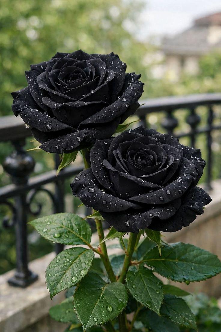Black Baccara Rose - Etsy Hong Kong