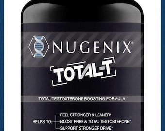 Nugenix Total T Suplemento de Apoyo a la Testosterona, Fórmula para la Energía y la Fuerza Masculina, 90 Cápsulas