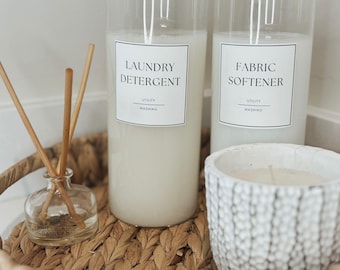Laundry Room Editable Labels - Instant Download