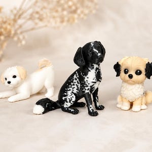 Custom 3D Printed Dog Miniature – Personalized Pet Sculpture from Photos – Dog Keepsake