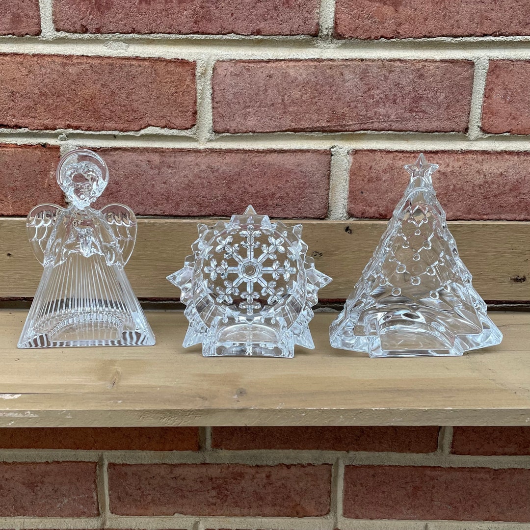 Crystal Christmas Tea Light Holders Etsy