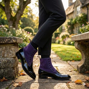 Men's Button Boots - Etsy