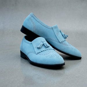 Sky Blue Mens Dress Shoes - Etsy Sky Blue Mens Dress Shoes - Etsy
