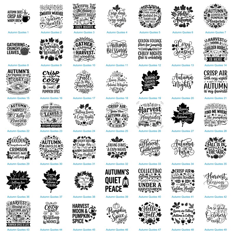 122 Autumn Quotes SVG Bundle Fall Sayings Harvest Clipart digital 122-autumn-quotes-svg-bundle-fall-sayings-harvest-clipart-digital