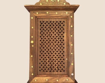 Portachiavi in stile fatto a mano Portachiavi in legno Artigianato a mano Mobiletto Organizzatore da parete, Decorazione rustica tradizionale design unico casa e