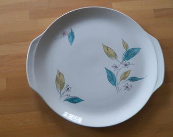 Vintage SALEM "BISCAYNE"-SCHOTEL 13 x 12" servies uit het midden van de eeuw 1950