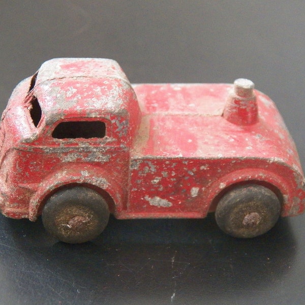 Vintage 1930's Barclay Red Hauler Toy Truck Rare Collectible Great Condition