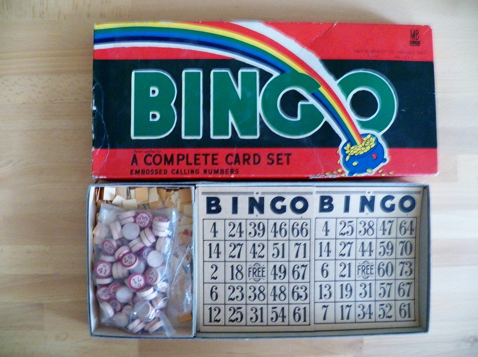 RARE Vintage 1930's Milton Bradley BINGO Game Set With - Etsy