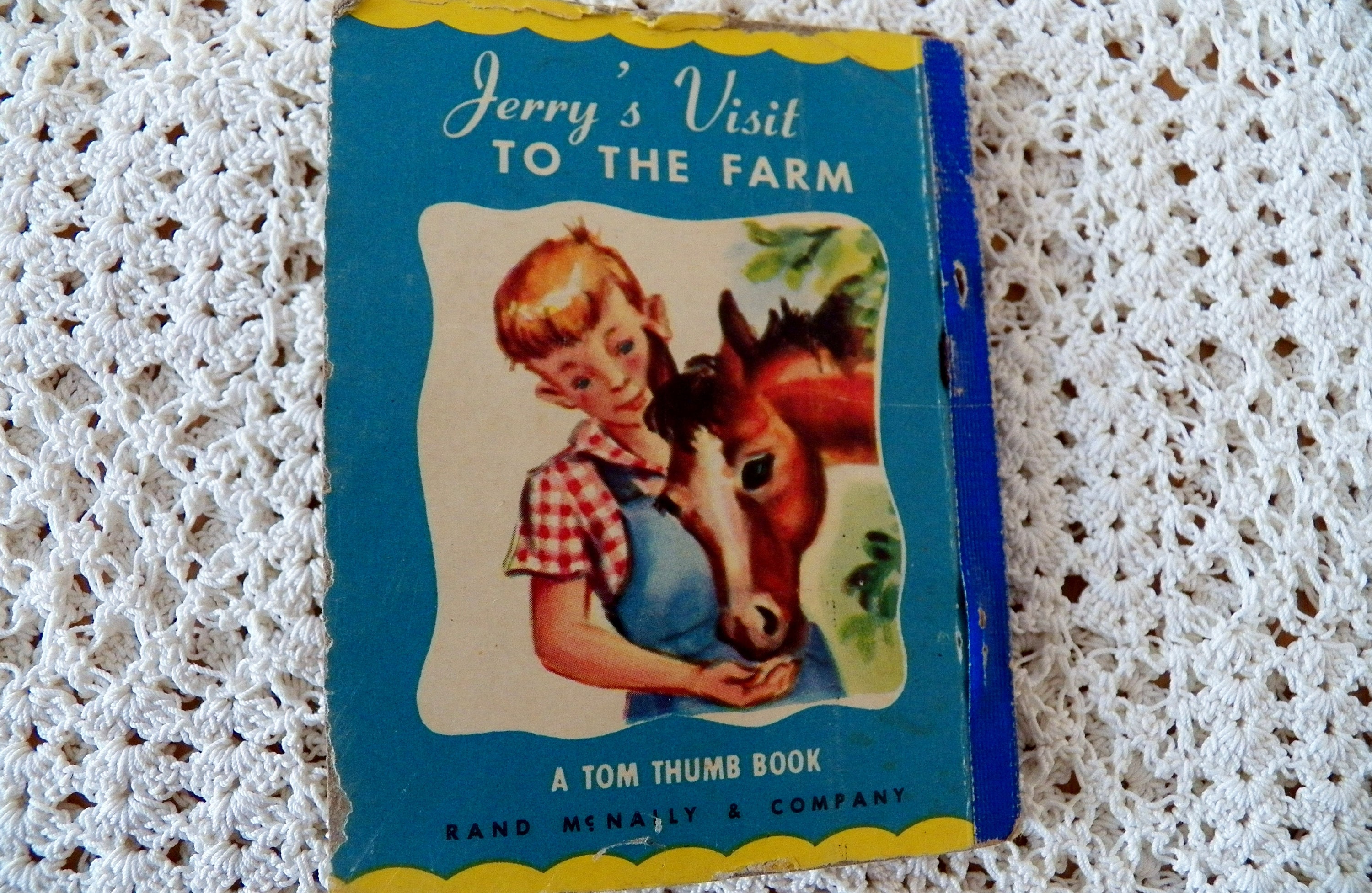 Vintage Tom Thumb Book jerry's Visit to the - Etsy