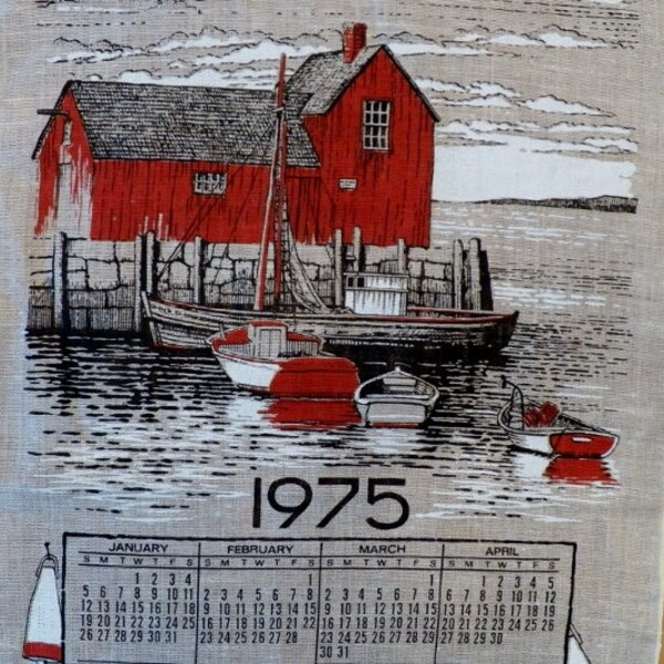 Nautical Calendar Etsy