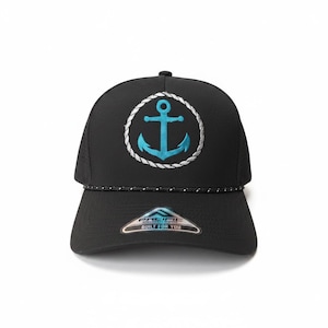Nautisk ankarhatt | Broderad båtkeps | Kusttruckerkeps | Sjömansgåva | Sjölivssnapback | Strandhatt