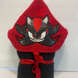 Dark Hedgehog Hooded Towel