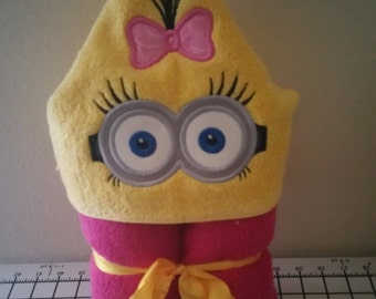 Yellow Cutie Hooded Towel