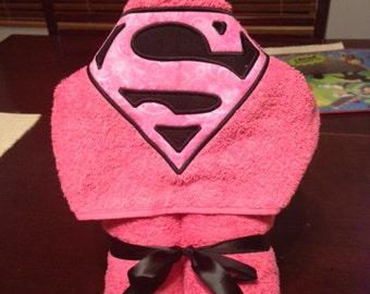 Superman hooded towel sale