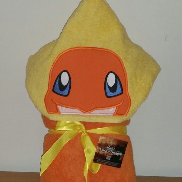 Dragon Hooded Towel Etsy