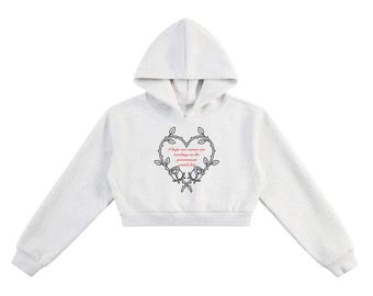 Names Touching on Watch List - Cropped Hoodie