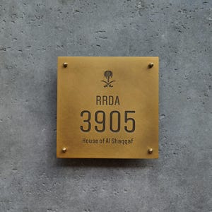 Custom Brass Nameplates | Bronze Plaques | Personalized Metal Signs |Custom Signage|Vintage Door Plates|Commercial Signage|Anniversary Gifts