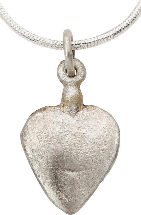 Good Ancient Viking Heart Charm Pendant Necklace,… - image 2