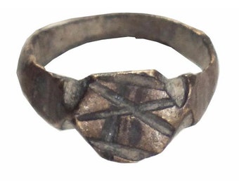 Ancient Byzantine Infant's Ring C.500-800 AD Size 3/8