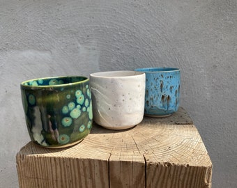 Ceramic 8 oz Rocks Glass Espresso Lungo Cup