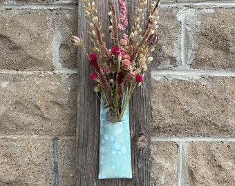 Ceramic Wall Pocket in Bloom Hand Made