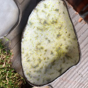 Plato de joyería junto al mar de cerámica Quahog Salt