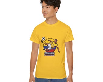 Camiseta con estampado de jugador de fútbol colombiano / Camiseta gráfica de fútbol